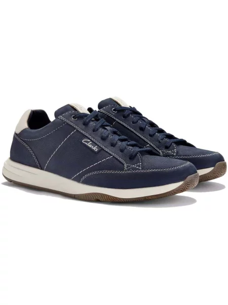 Pantofi Clarks din dantelă albastru