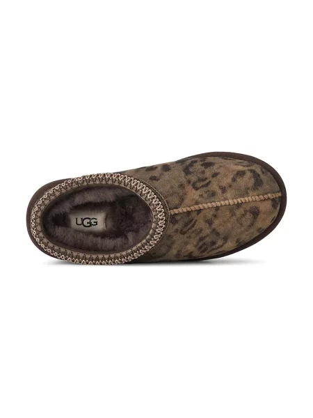 Замшевые тапочки Ugg в горошек