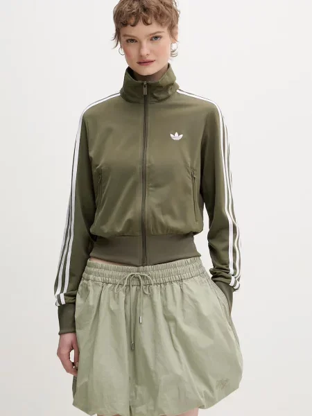 Adidas Originals bluza rozpinana zielona