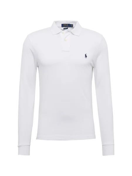 Polo Ralph Lauren Tricou SLEEVE-KNIT' alb