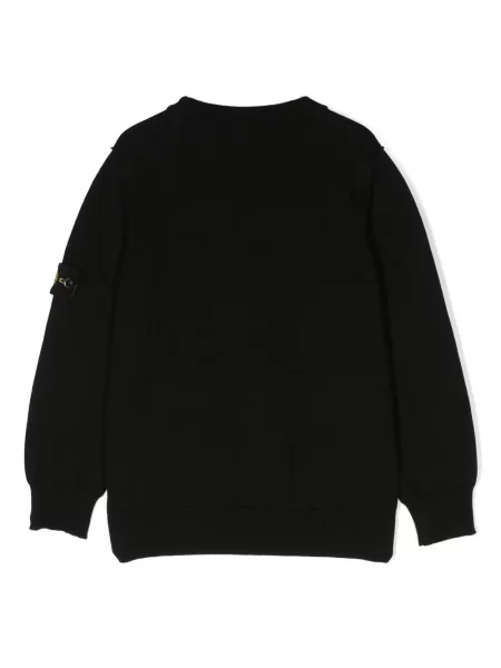 Bluza nierozpinana dziecięca Stone Island czarna
