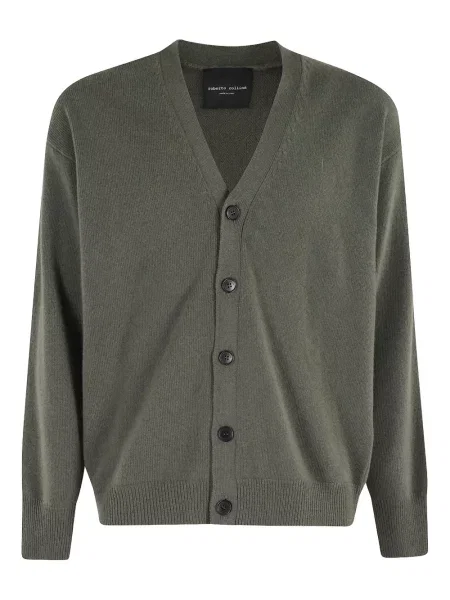 Cardigan Roberto Collina verde