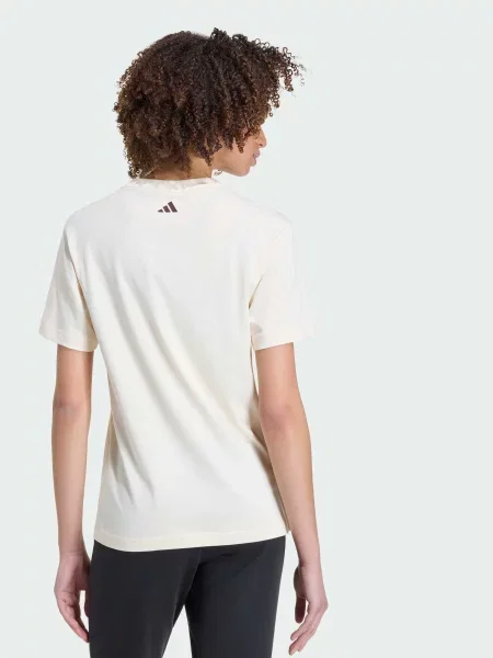 Футболка adidas бежевий