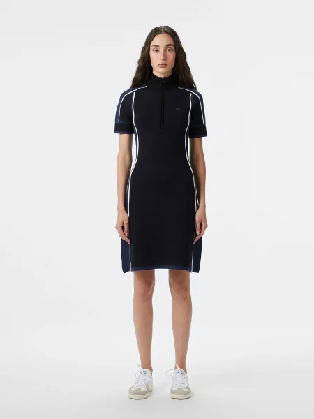 Платье мини Lacoste черное