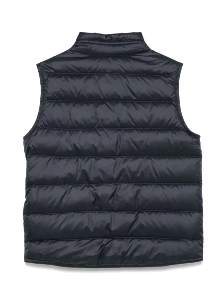 Kamizelka puchowa dziecięca Moncler Enfant niebieska