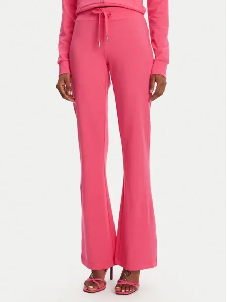 Juicy Couture Teplákové kalhoty Apollo Flared Leg růžová