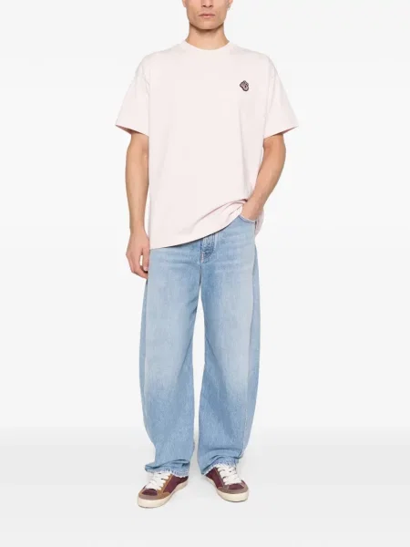 Tricou Flâneur cu decolteu rotund roz