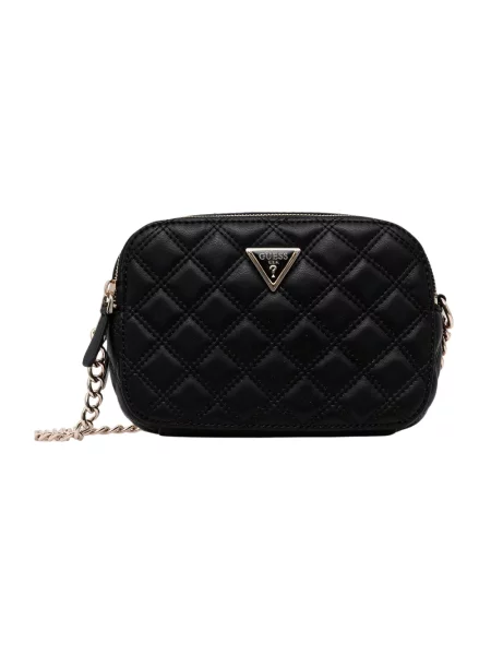 Torebka crossbody Guess skórzana czarna