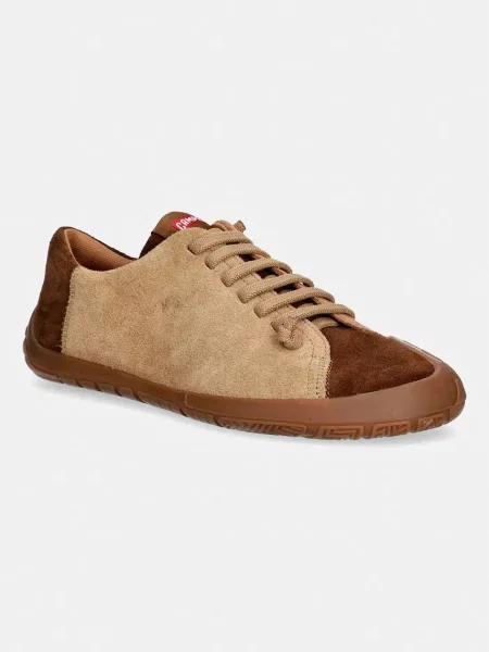 Camper TWS sneakers pentru femei din piele întoarsă maro