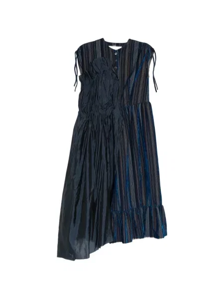 Rochie A Tentative Atelier asimetrică albastru
