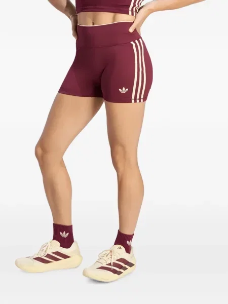 Pantaloni scurți Adidas cu imagine roșu