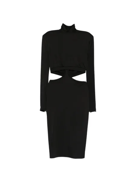 Sukienka midi Mitiliane Couture do kolan garniturowa czarna