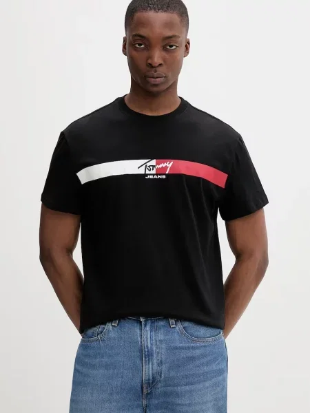 Tommy Jeans tričko černé
