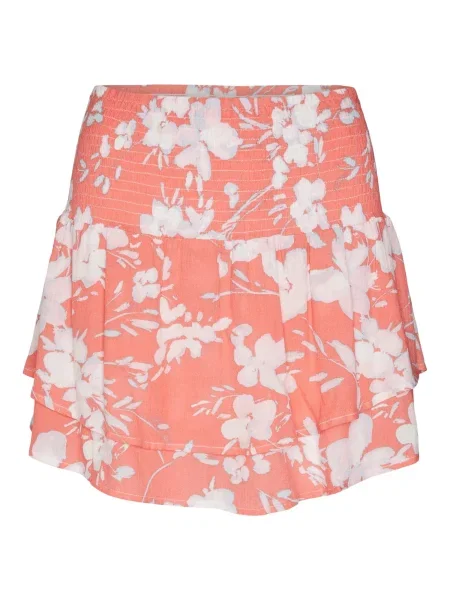 VERO MODA Fustă Menny / portocaliu piersică bej