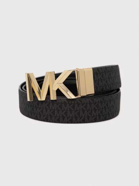 Oboustranný kožený pásek MICHAEL Michael Kors dámský černá
