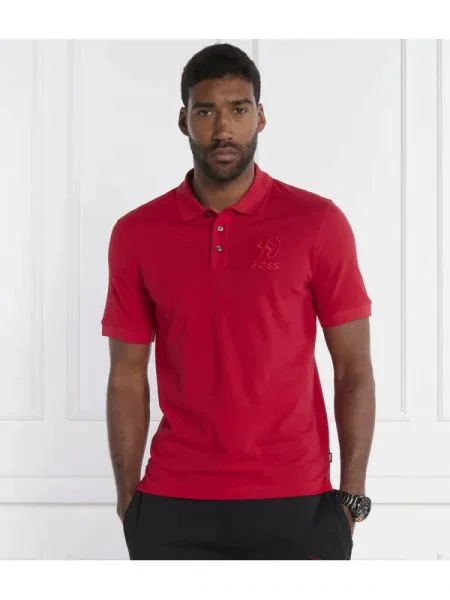 BOSS BLACK Polo Parlay negru