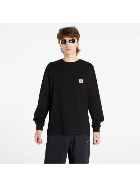 Однотонный лонгслив Carhartt Wip черный