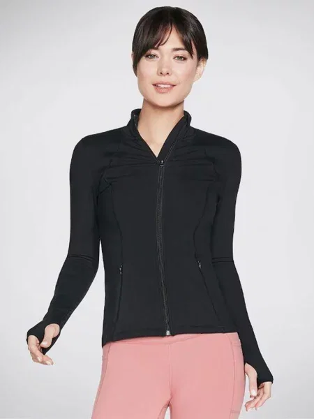 Skechers GOwalk Демісезонна куртка Текстиль чорний