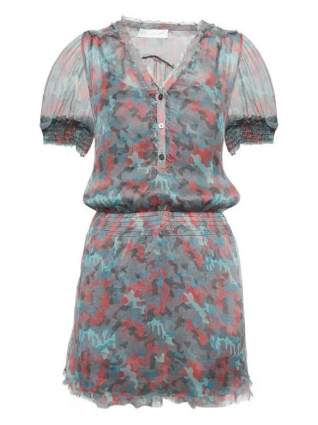 Rochie Zadig&voltaire de mătase de costum albastru