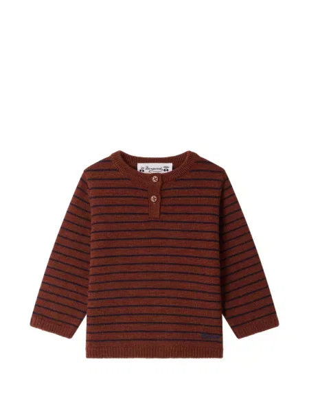 Sweter dziecięcy Bonpoint brązowy