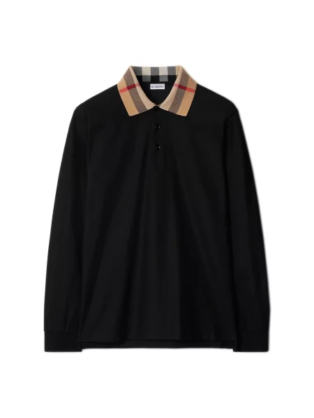 Koszulka polo Burberry czarna