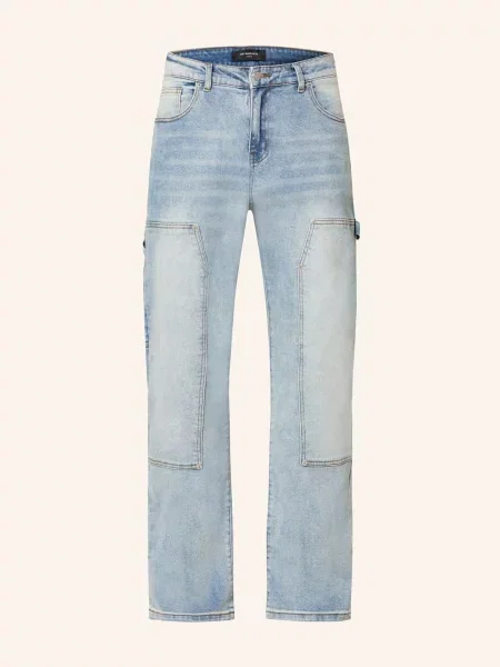 Don't Waste Culture Džíny Zivana Straight Fit blue modré