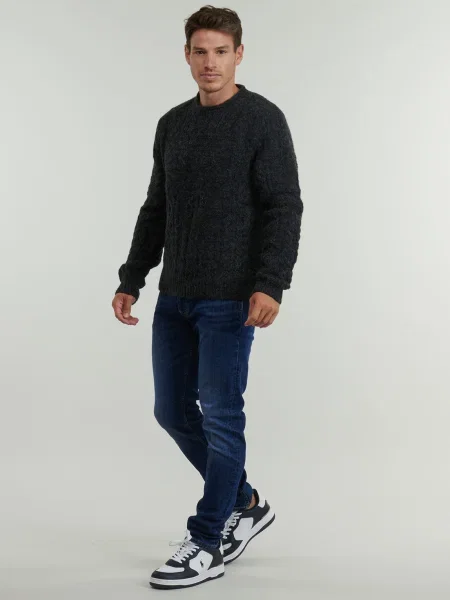 Blugi drepți Pepe Jeans albastru
