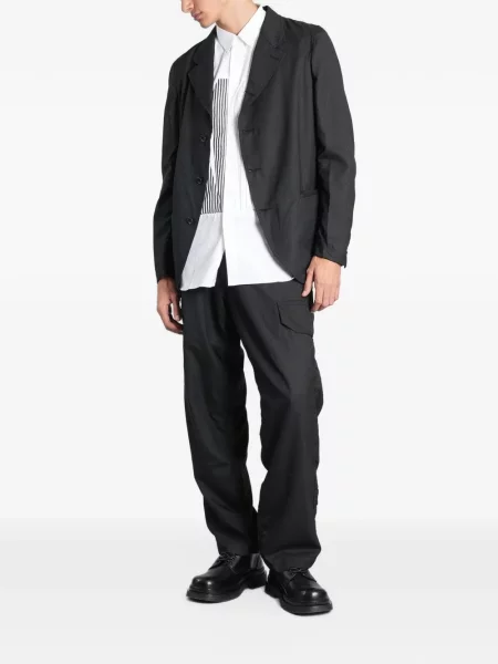 Pantaloni cargo Comme Des Garçons Shirt cu dungi negru