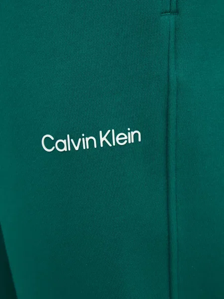 Трикотажные спортивные штаны Calvin Klein зеленые