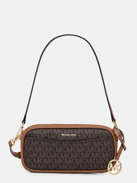 MICHAEL Michael Kors geantă crossbody pentru femei cu imitație de piele May maro