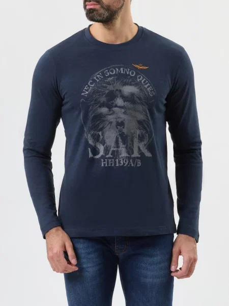 Лонгслив Aeronautica Militare синий