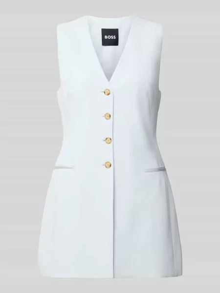 Długa kamizelka Boss bez rękawów