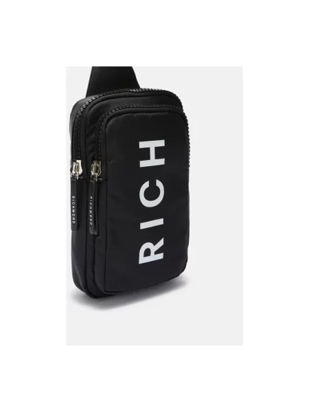Torba crossbody John Richmond skórzana czarna