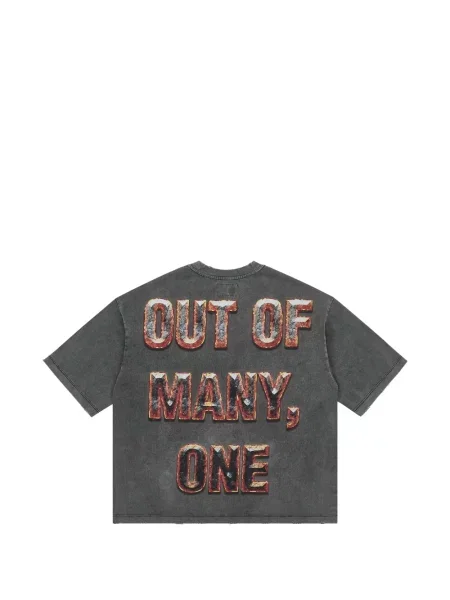 Tricou Godspeed cu imagine gri