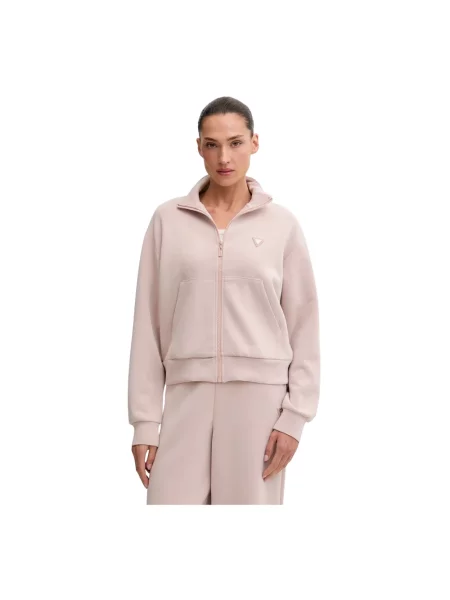 Bluza rozpinana Guess różowa