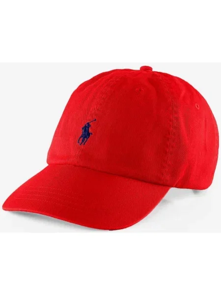 Czapka z daszkiem Ralph Lauren Classic Sport Cap czerwona
