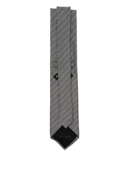 Cravată Tom Ford de mătase negru