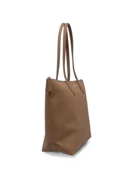 Geantă shopper Lacoste maro
