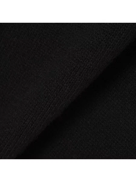 Lacoste Sweter Z Wełny Karbowanej Z Zamkiem Błyskawicznym czarny