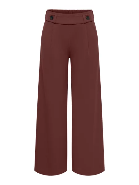 JDY Pantaloni JDYGEGGO burgundy roșu