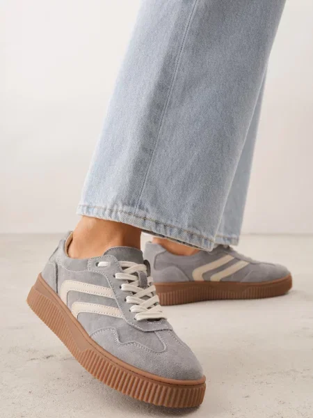 Sneakers Beralene închis gri