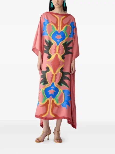 Rochie Carolina Herrera cu imagine roz