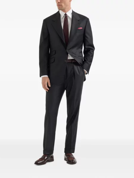 Sacou Brunello Cucinelli de lână negru