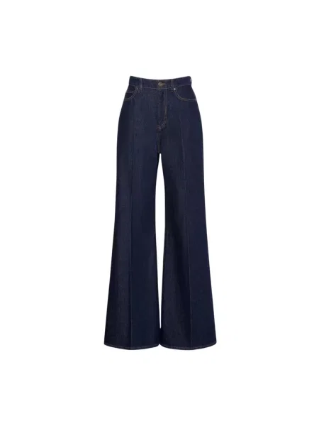 Spodnie Weekend Max Mara niebieskie