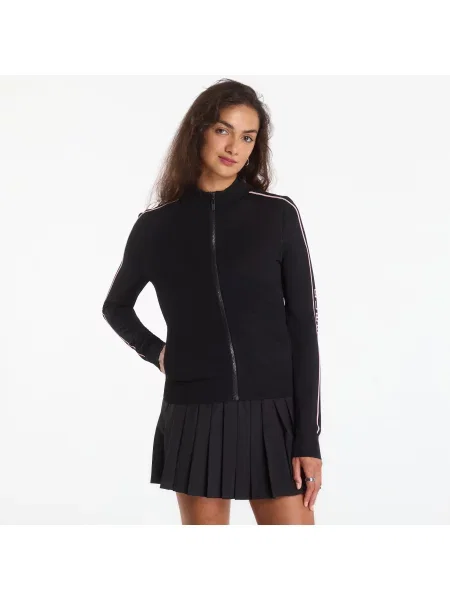 Пуловер GUESS Meissa Full Zip Ls Sweater Jet Black L черно
