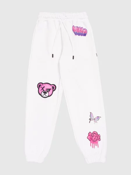 Детские джоггеры Sprayground белые
