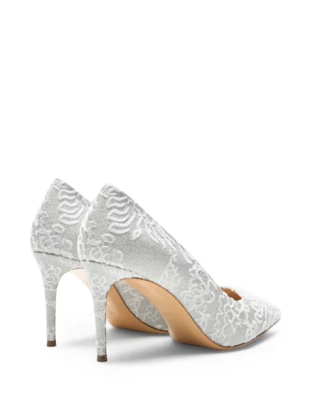 Pantofi cu toc Casadei cu model floral