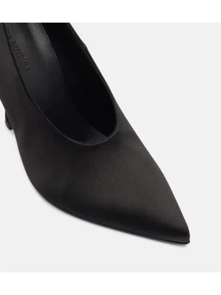 Pantofi cu toc Magda Butrym din satin negru