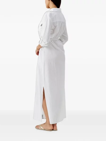 Cu centură rochie midi Melissa Odabash alb