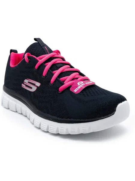 SKECHERS Graceful Get Connected dámska tréningová obuv navy/hot pink modrá